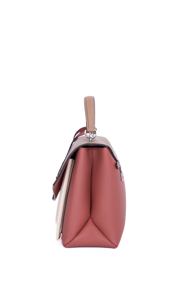 Louis Vuitton Lockme i Beige, Karamell og Korallrød