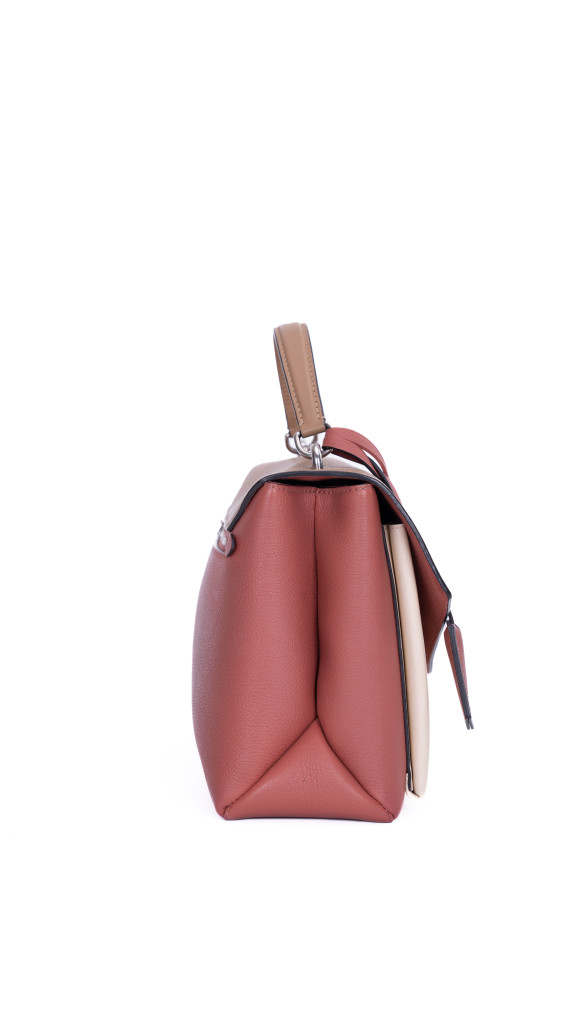 Louis Vuitton Lockme i Beige, Karamell og Korallrød