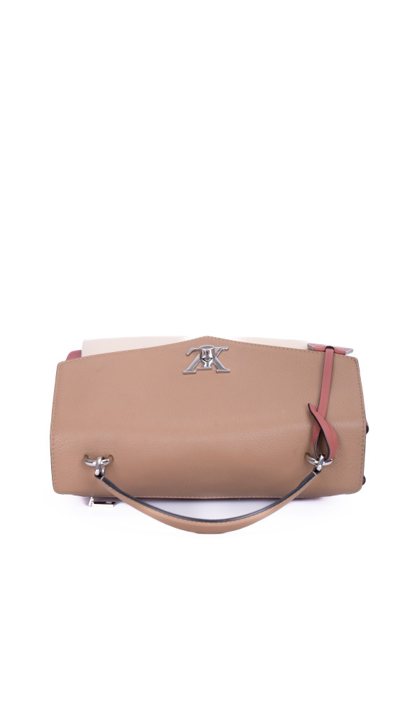 Louis Vuitton Lockme i Beige, Karamell og Korallrød