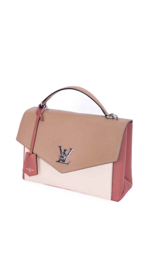 Louis Vuitton Lockme i Beige, Karamell og Korallrød