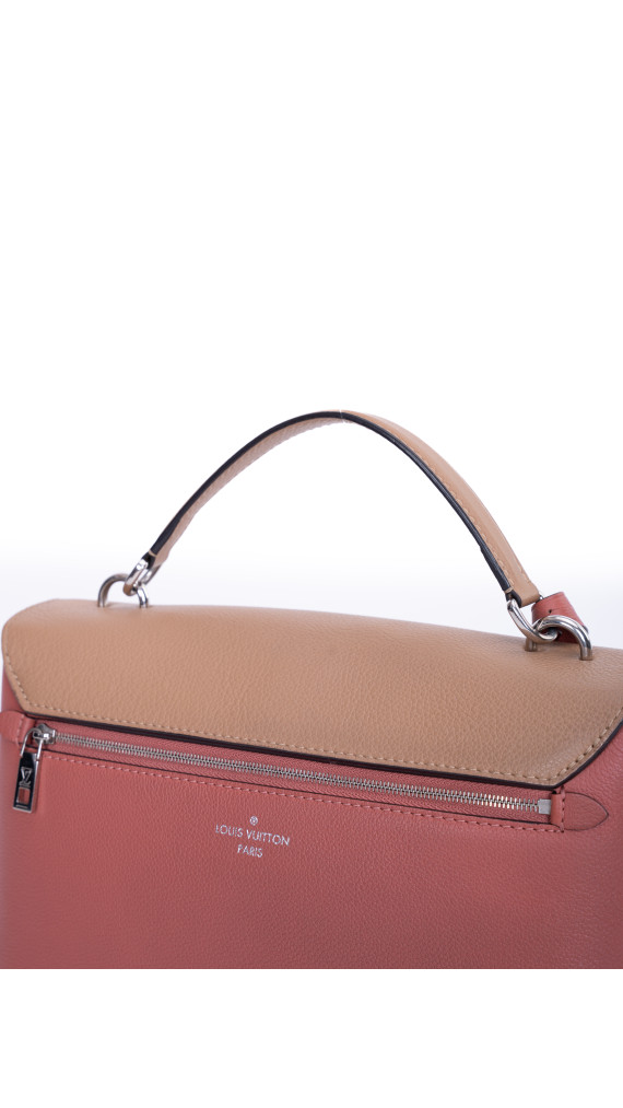 Louis Vuitton Lockme i Beige, Karamell og Korallrød