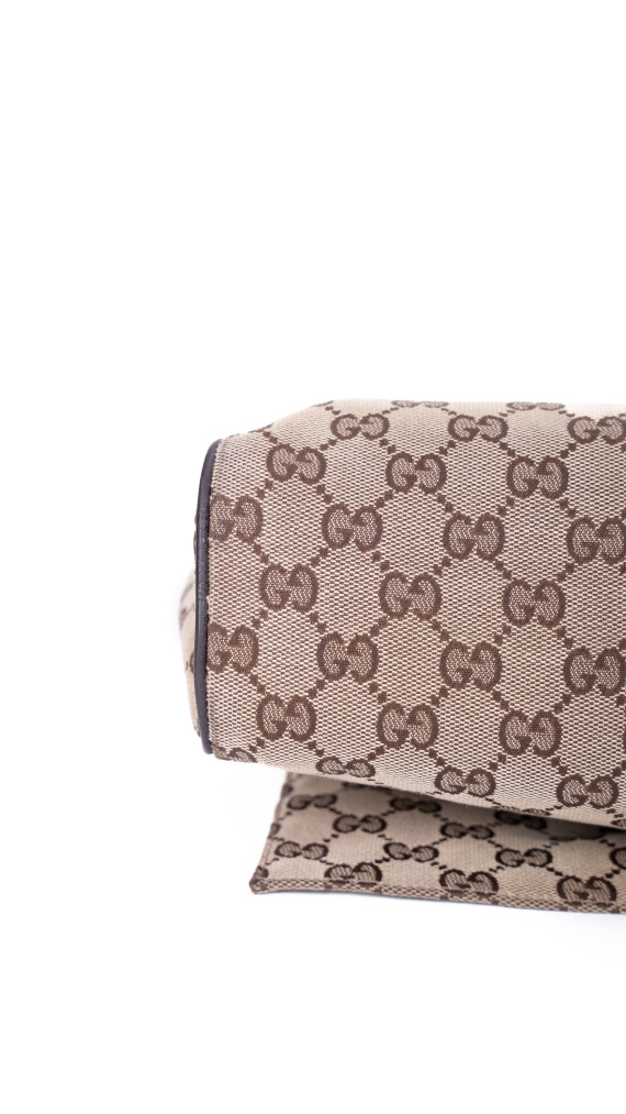 Gucci GG Supreme Messenger Bag – Beige Brun