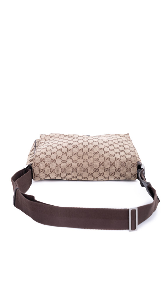 Gucci GG Supreme Messenger Bag – Beige Brun