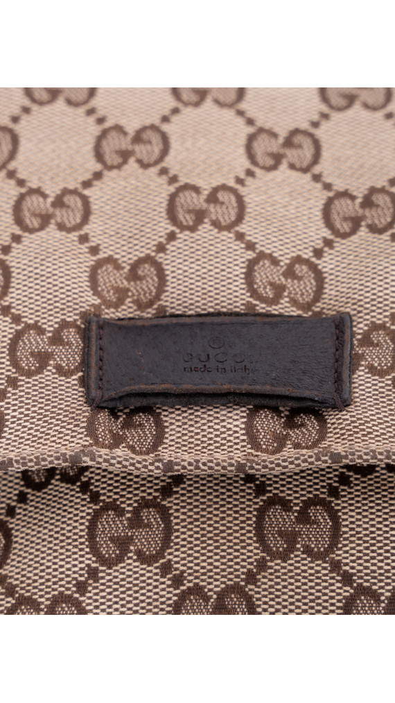 Gucci GG Supreme Messenger Bag – Beige Brun