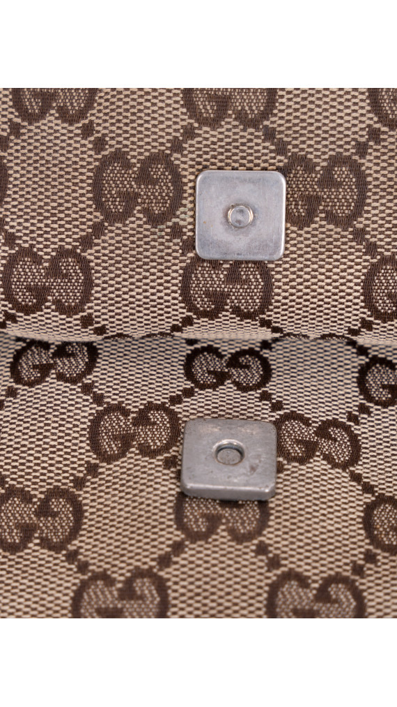 Gucci GG Supreme Messenger Bag – Beige Brun