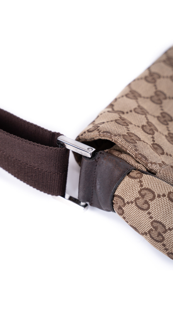 Gucci GG Supreme Messenger Bag – Beige Brun