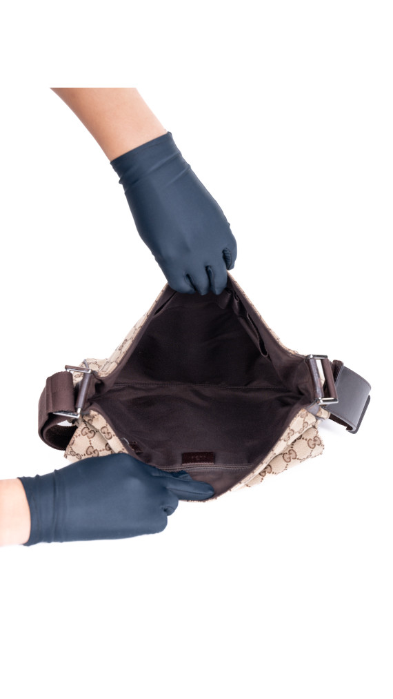 Gucci GG Supreme Messenger Bag – Beige Brun