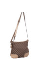Gucci GG Shoulder Bag – Brun Gull Metallisk