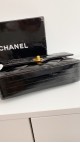 Chanel Single Flap Crossbody Bag Patent Leather