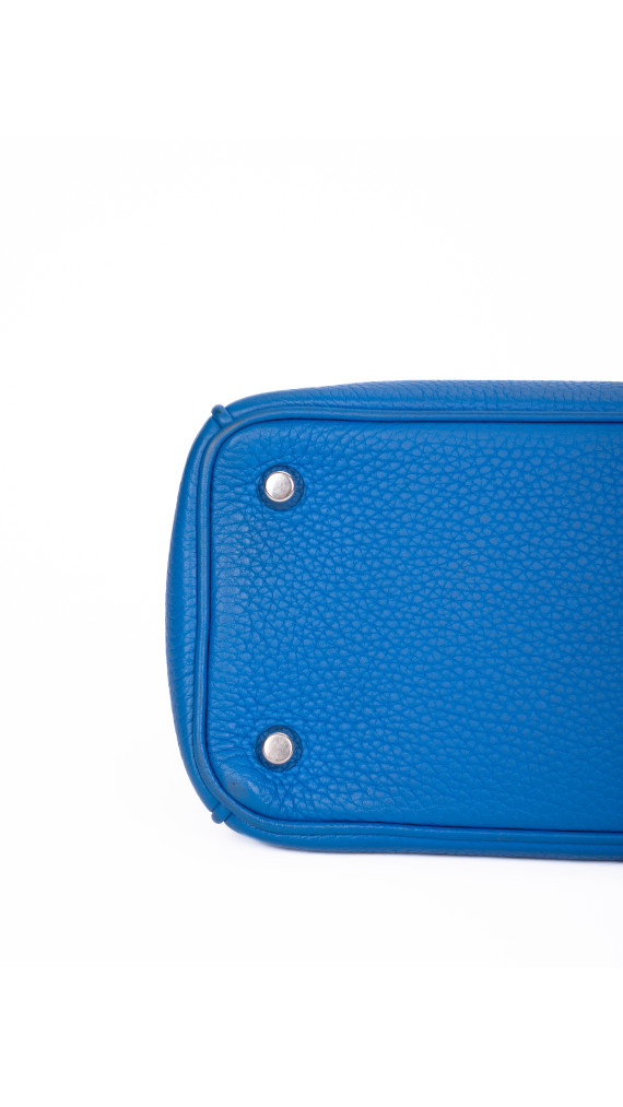 Christian Dior Diorissimo Tote Smooth Calfskin Medium i Kongeblå