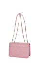 Chanel Single Flap Bag – Rosa Lammeskinn med Akryl CC-lås