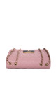 Chanel Single Flap Bag – Rosa Lammeskinn med Akryl CC-lås