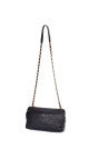 Chanel 19 Flap Bag i Sort Skinn med Gyllen Kjede