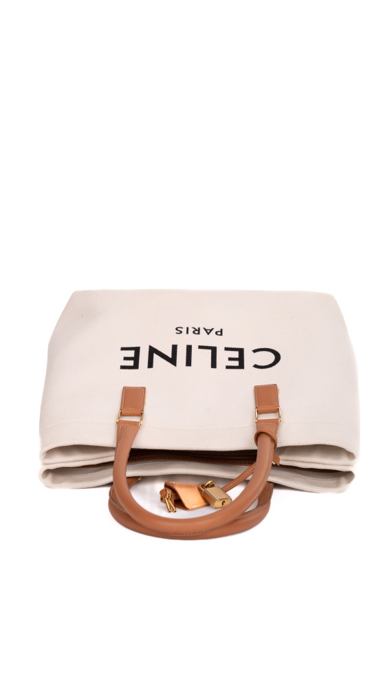 Celine Canvas Tote Bag – Logo Paris