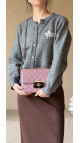 Chanel Single Flap Bag – Rosa Lammeskinn med Akryl CC-lås