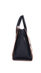 Celine Luggage Tote Tricolor i Brun, Sort og Hvit