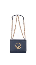 Fendi Kan I Shoulder Bag i Mørkeblå