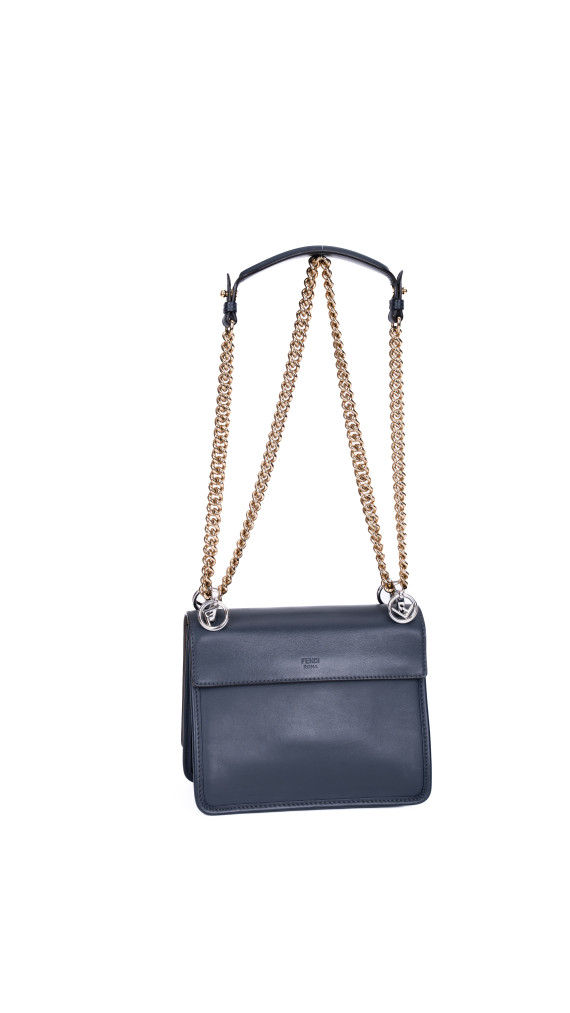 Fendi Kan I Shoulder Bag i Mørkeblå