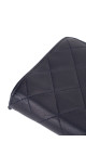 Chanel Classic Long Lommebok i Sort med Sølv CC-logo