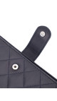 Chanel Classic Long Lommebok i Sort med Sølv CC-logo