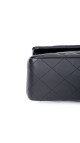 Chanel Classic Double Flap Bag Medium i Sort Lammeskinn
