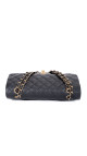 Chanel Classic Double Flap Bag Medium i Sort Lammeskinn