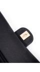Chanel Classic Double Flap Bag Medium i Sort Lammeskinn