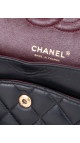 Chanel Classic Double Flap Bag Medium i Sort Lammeskinn