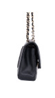 Chanel Classic Double Flap Bag Medium i Sort Lammeskinn