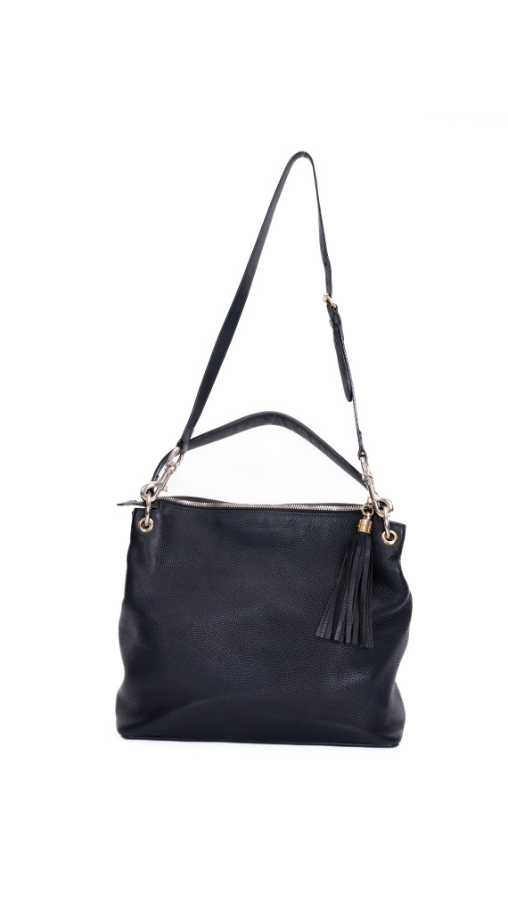 Gucci Soho Leather Shoulder Bag – Sort