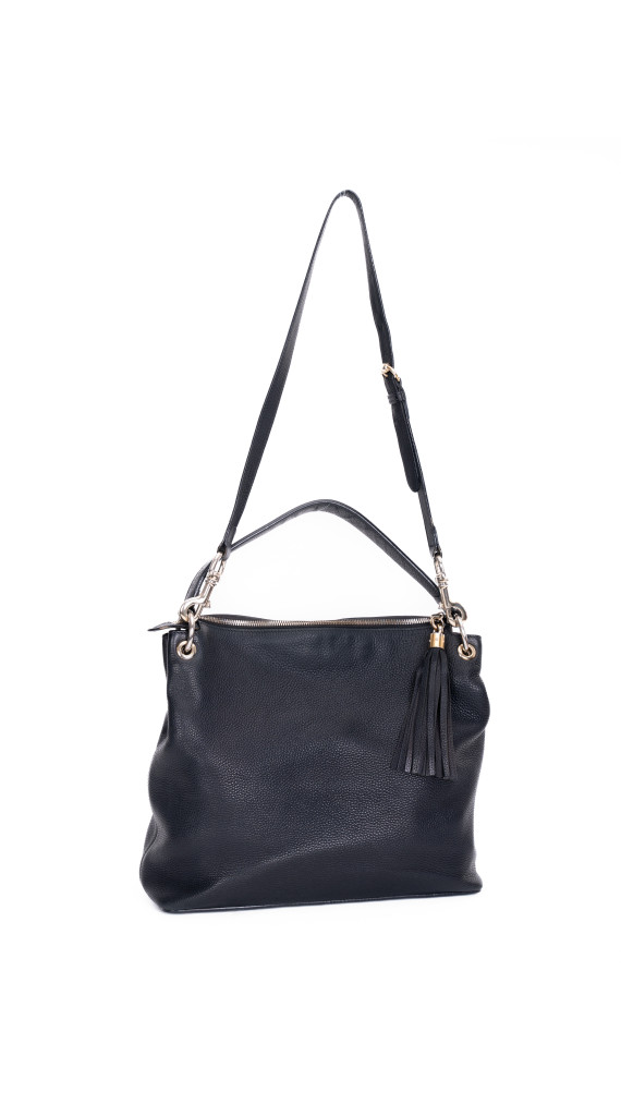 Gucci Soho Leather Shoulder Bag – Sort