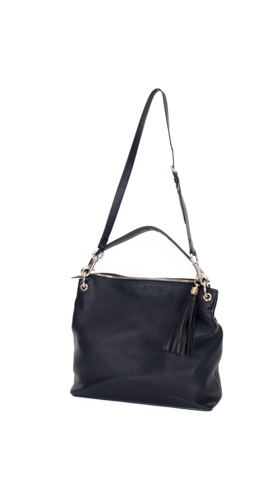 Gucci Soho Leather Shoulder Bag – Sort