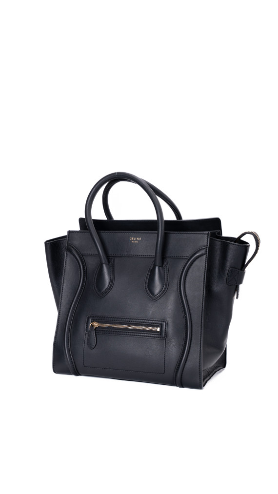 Céline Luggage Tote Mini – Sort Kalveskinn