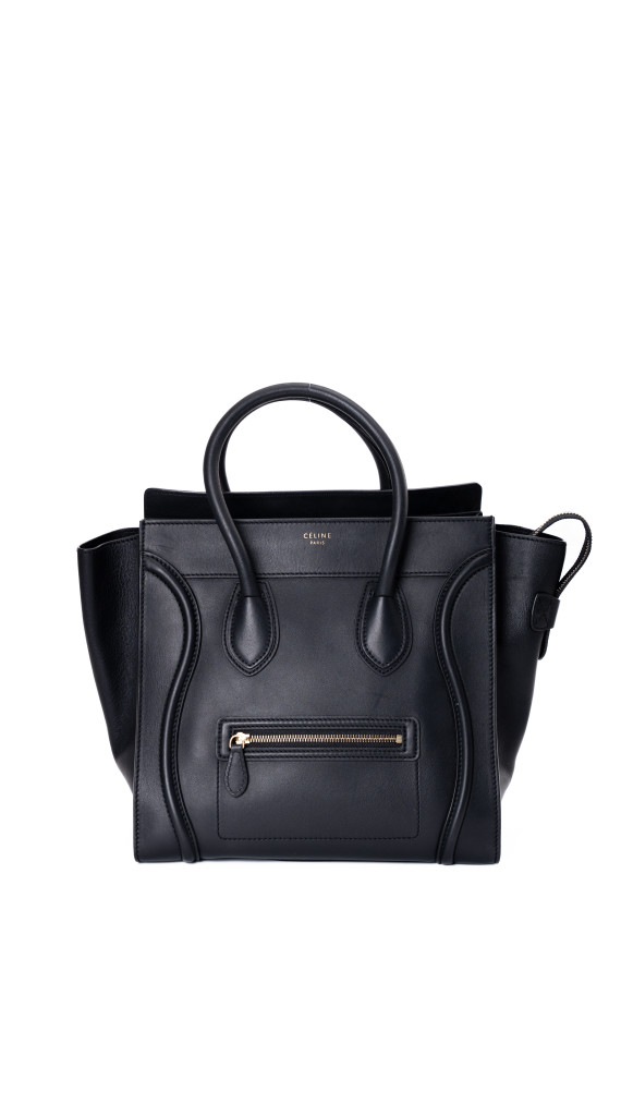 Céline Luggage Tote Mini – Sort Kalveskinn