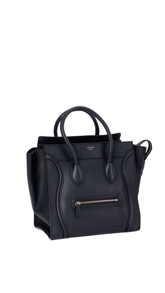 Céline Luggage Tote Mini – Sort Kalveskinn
