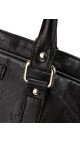 Gucci Business/PC Bag i Sort Skinn med Preget Monogram