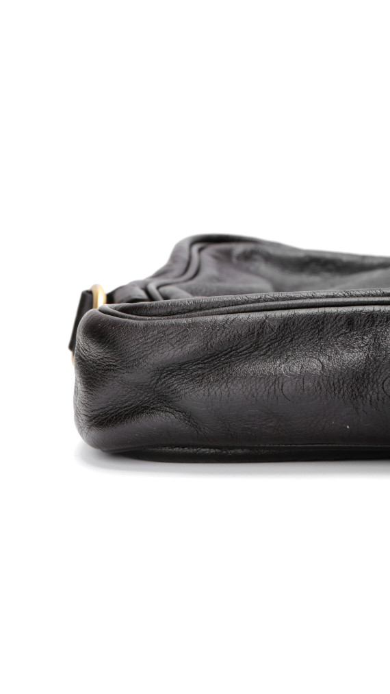 Gucci Business/PC Bag i Sort Skinn med Preget Monogram