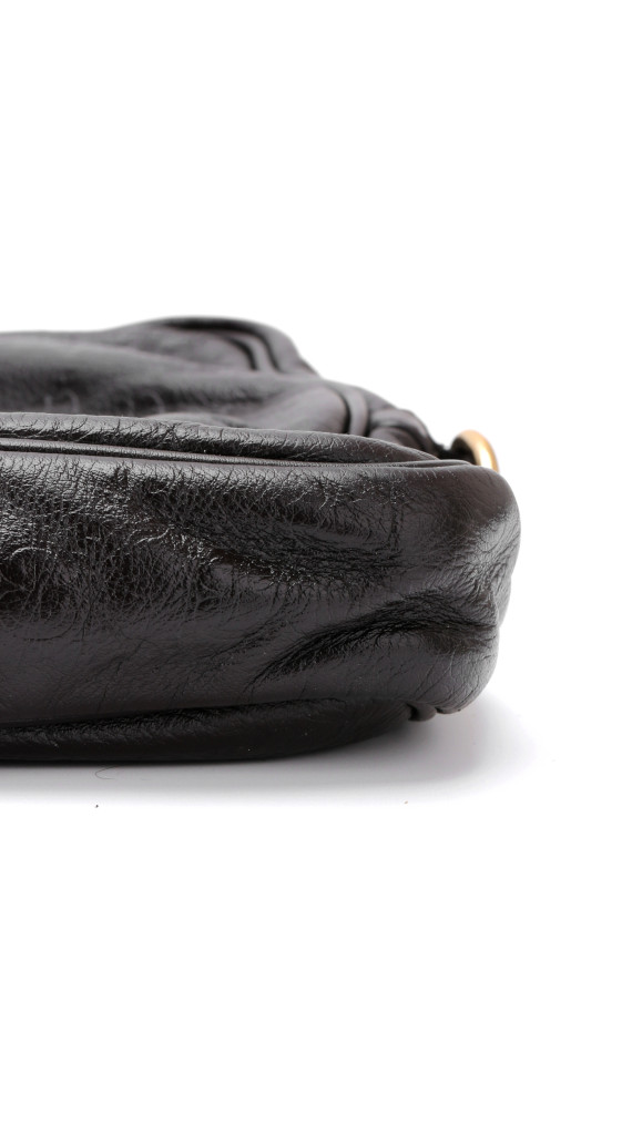Gucci Business/PC Bag i Sort Skinn med Preget Monogram