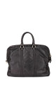 Gucci Business/PC Bag i Sort Skinn med Preget Monogram