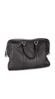 Gucci Business/PC Bag i Sort Skinn med Preget Monogram