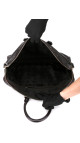 Gucci Business/PC Bag i Sort Skinn med Preget Monogram