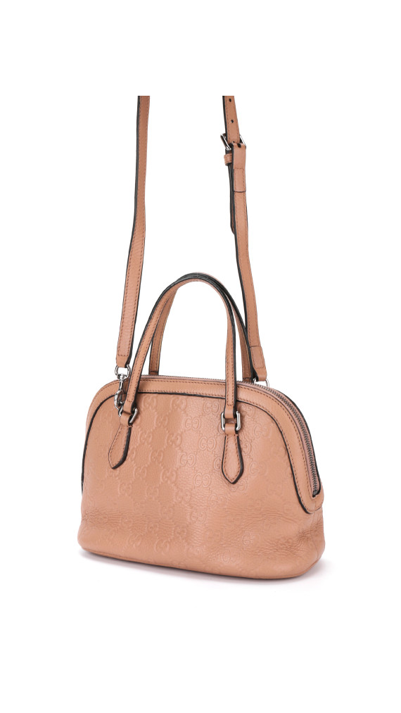 Gucci Alma Skulderveske I Preget Monogram