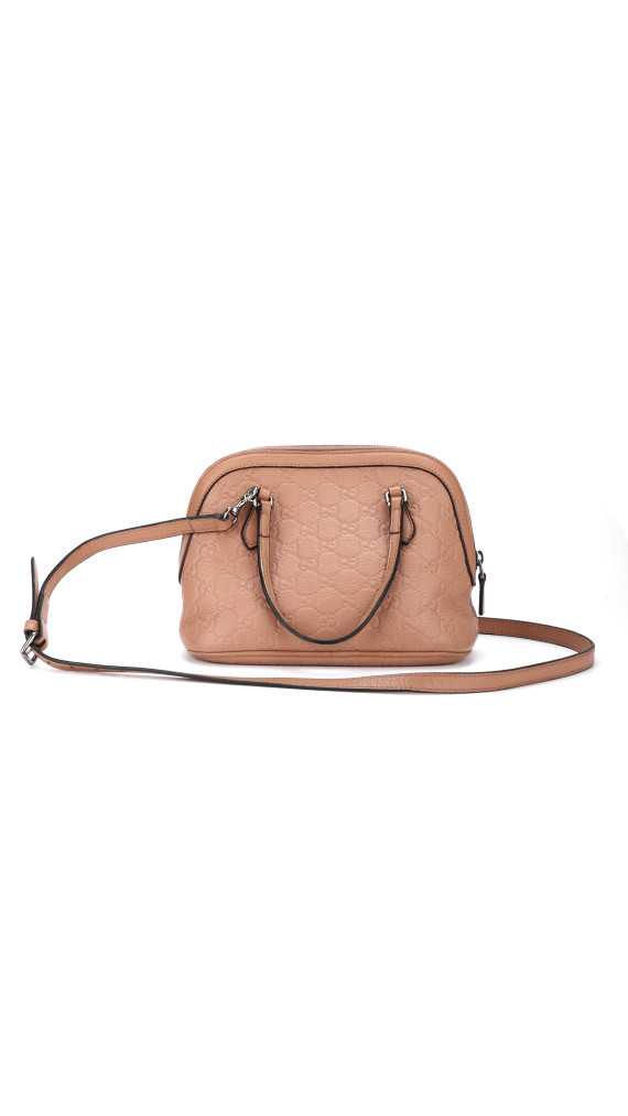 Gucci Alma Skulderveske I Preget Monogram