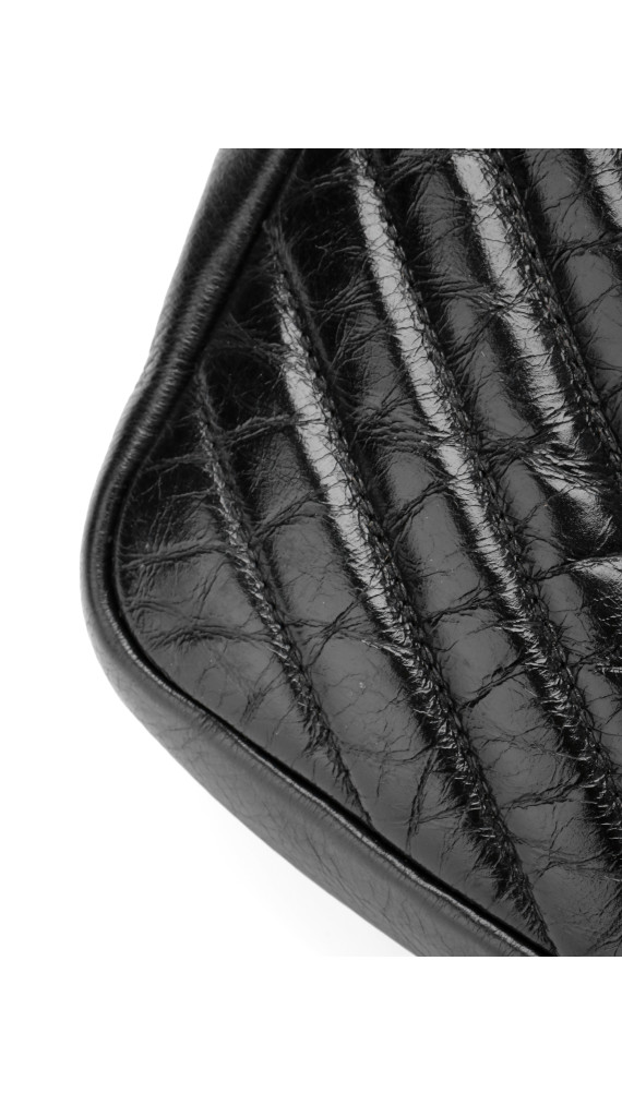 Saint Laurent Lou Camera Bag i Sort Skinn