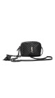 Saint Laurent Lou Camera Bag i Sort Skinn