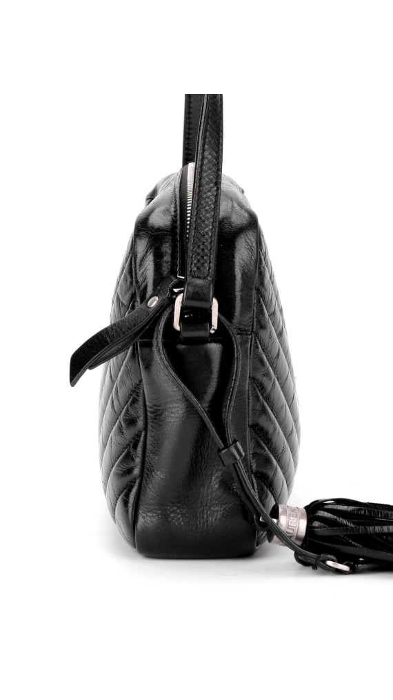 Saint Laurent Lou Camera Bag i Sort Skinn