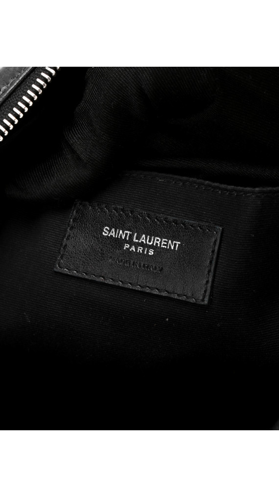 Saint Laurent Lou Camera Bag i Sort Skinn
