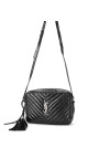 Saint Laurent Lou Camera Bag i Sort Skinn