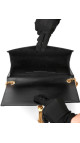 Saint Laurent Kate Tassel Skulderveske i Sort Skinn med Gullkjedestropp
