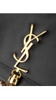 Saint Laurent Kate Tassel Skulderveske i Sort Skinn med Gullkjedestropp